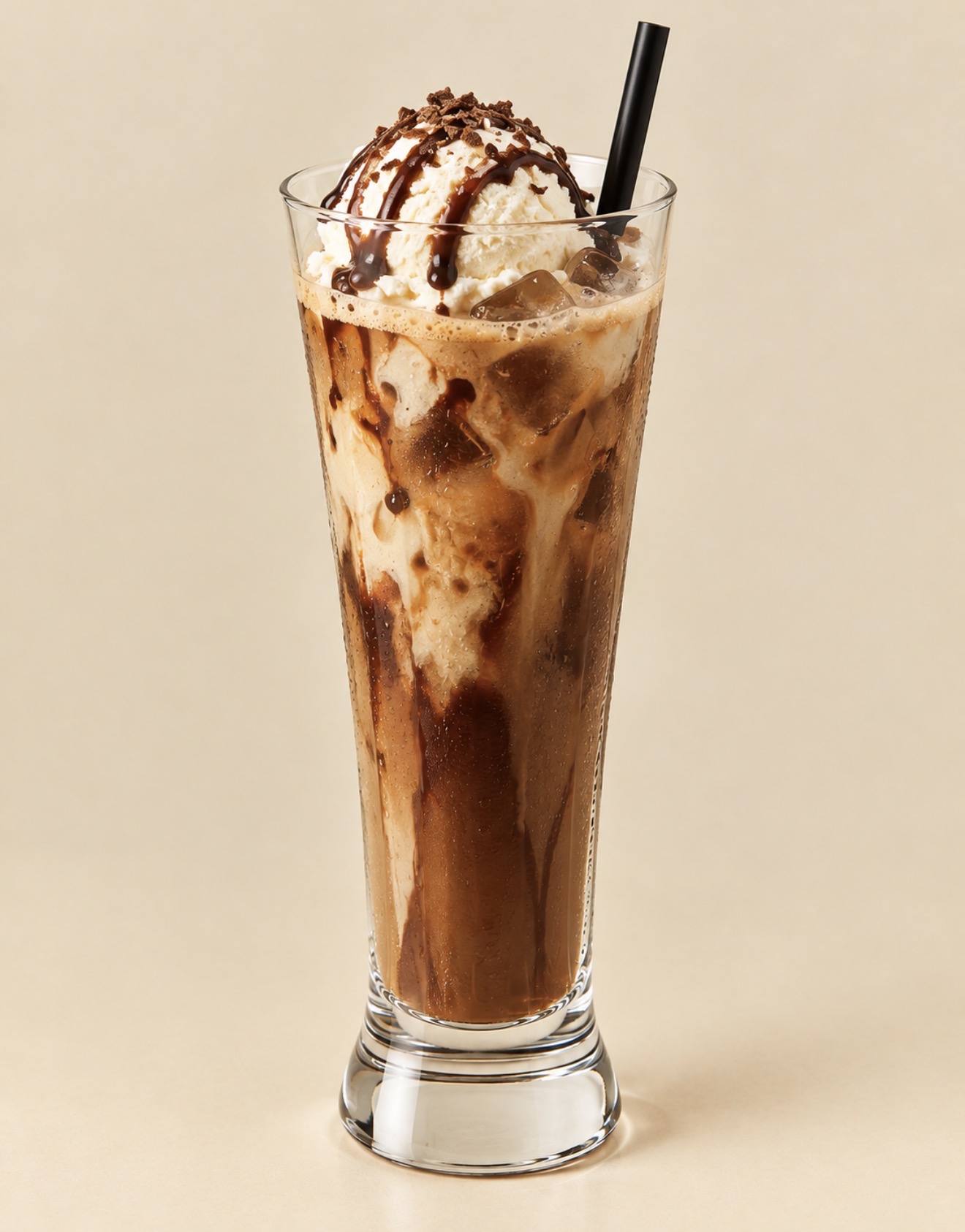 Iced Coffee with Ice Cream
